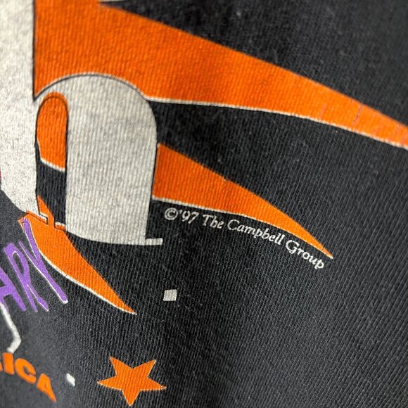 1997 Vintage 90s Mall of America T Shirt Adult Black Large L Celebration Solid - Picture 6 of 16